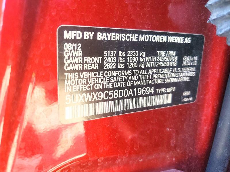 2013 BMW X3 Xdrive28i