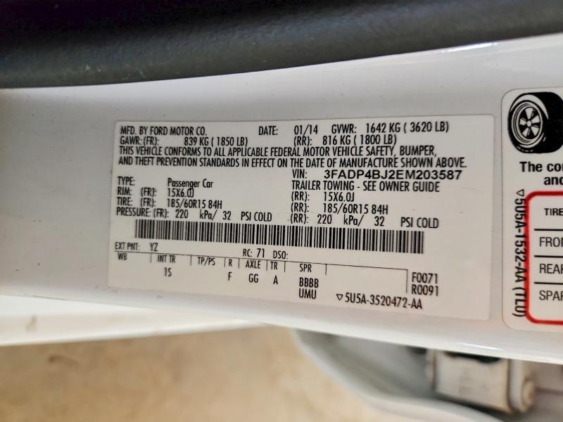 2014 Ford Fiesta se