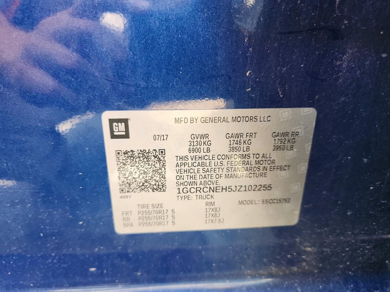 2018 Chevrolet Silverado C1500