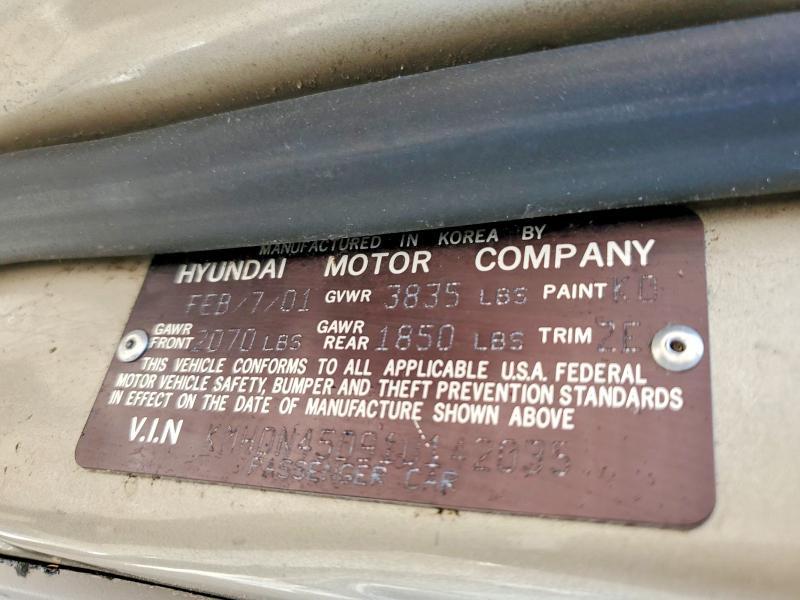 2001 Hyundai Elantra gls