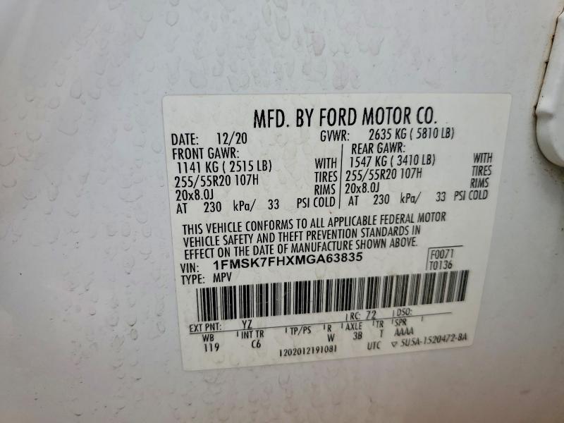 2021 Ford Explorer Limited