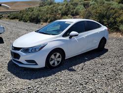 Salvage cars for sale from Copart Reno, NV: 2017 Chevrolet Cruze ls
