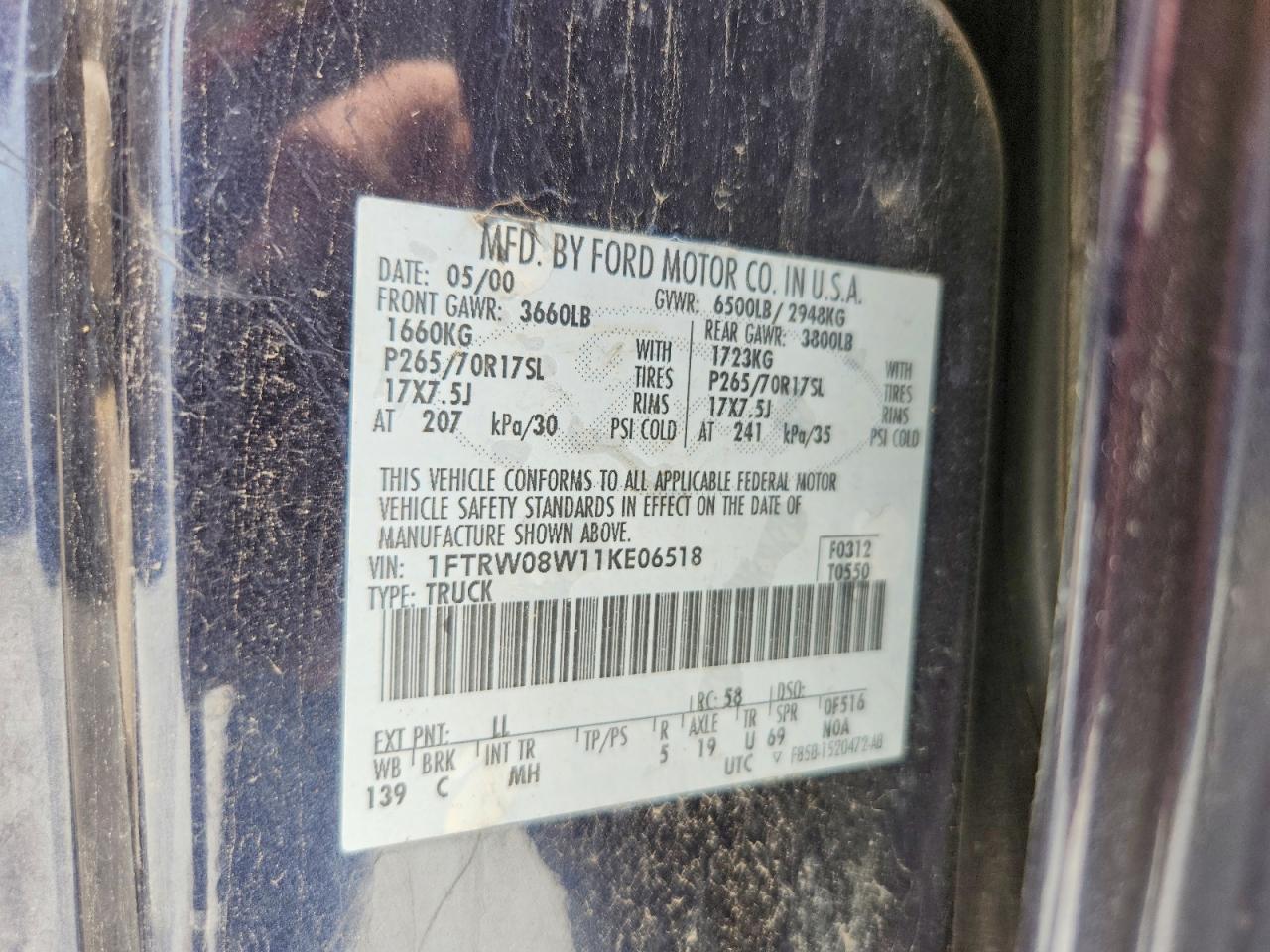 2001 Ford F150 Supercrew