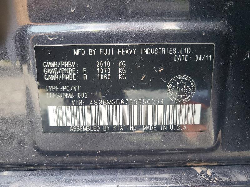 2011 Subaru Legacy 2.5i Premium