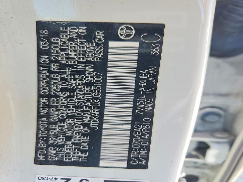 2018 Toyota Prius Three Touring