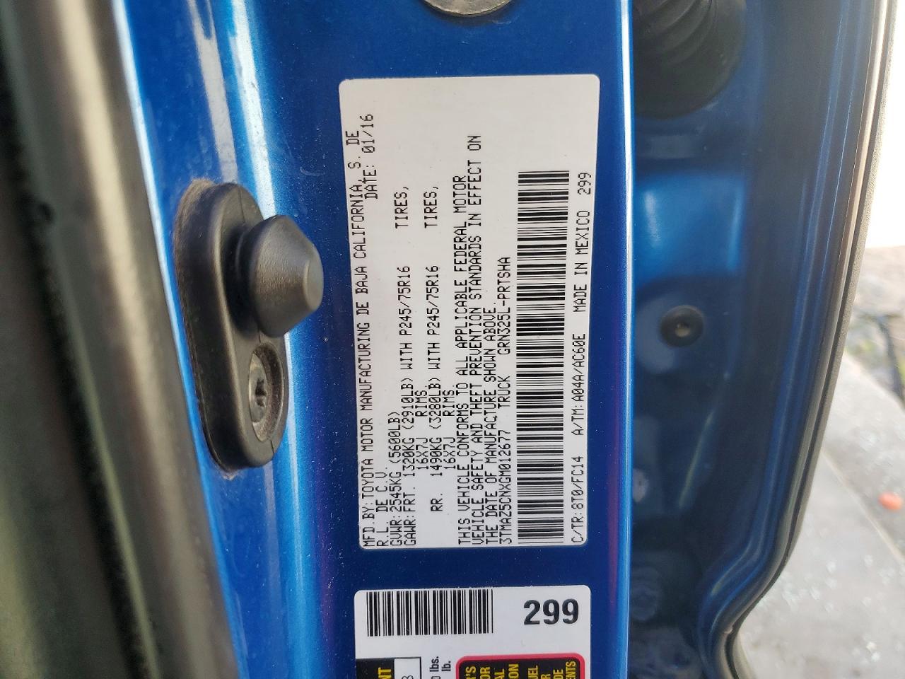 2016 Toyota Tacoma SR5 V6
