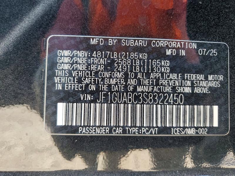 2025 Subaru Impreza