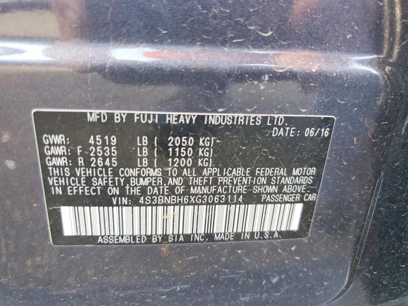 2016 Subaru Legacy 2.5i Premium