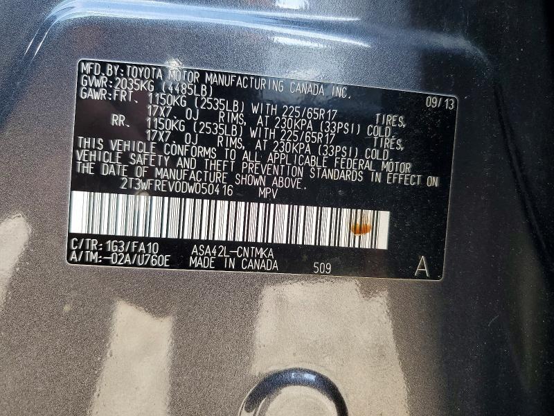 2013 Toyota Rav4 xle