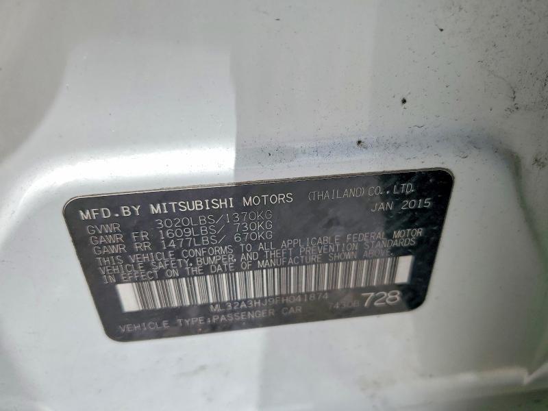 2015 Mitsubishi Mirage de