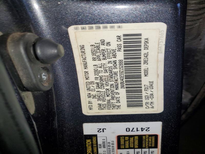 2009 Toyota Corolla s