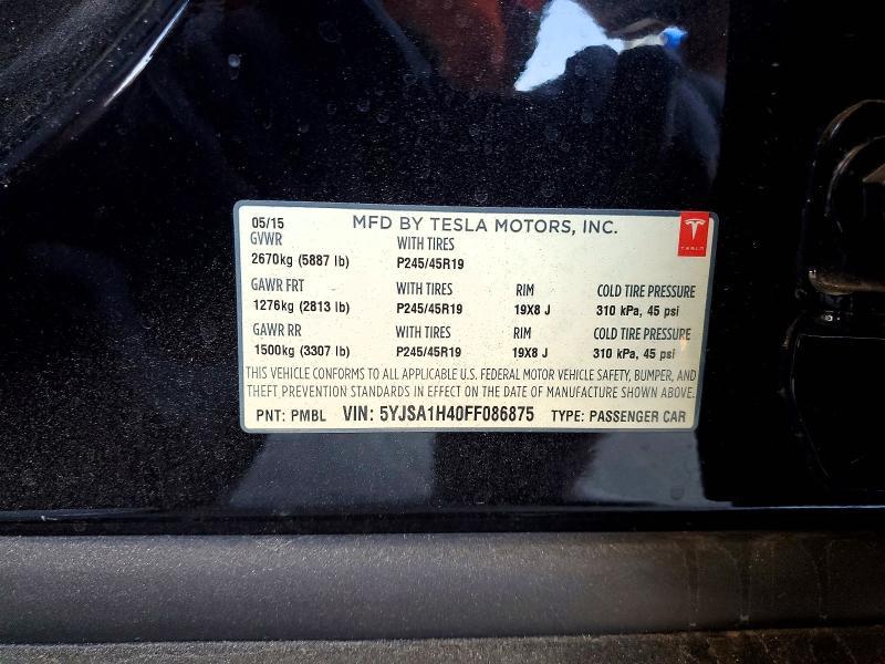 2015 Tesla Model s P85d
