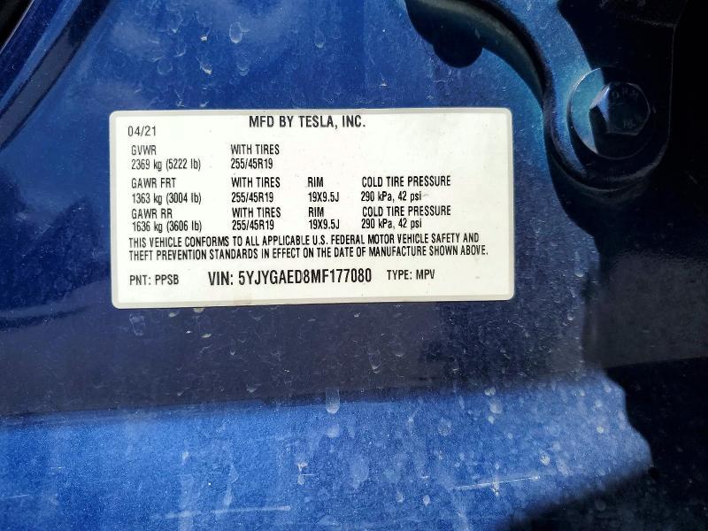 2021 Tesla Model y