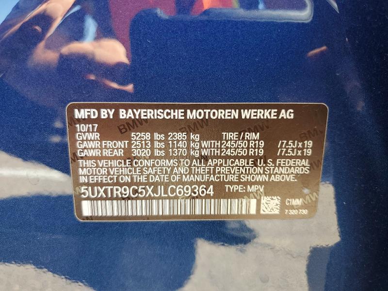 2018 BMW X3 Xdrive30i