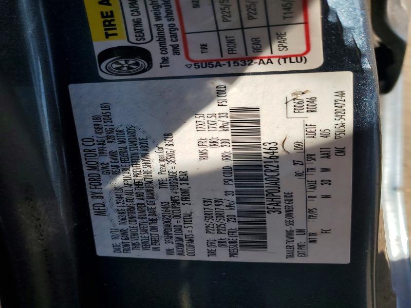 2012 Ford Fusion sel