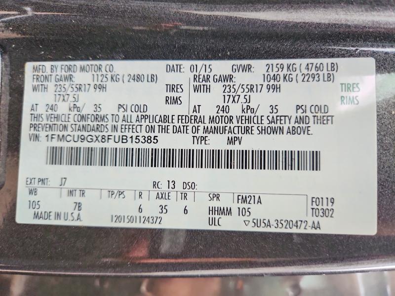 2015 Ford Escape se