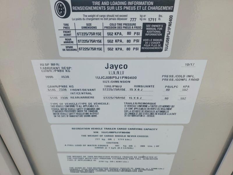 2018 Jayco CO Eagle HT Camper