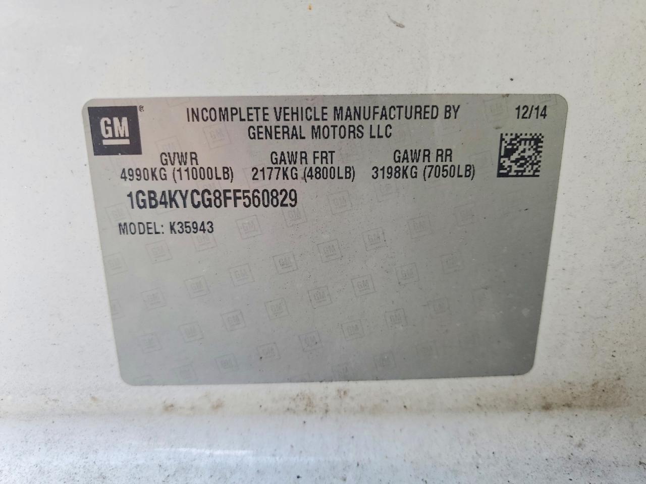 2015 Chevrolet Silverado K3500