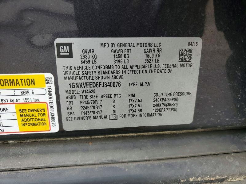 2015 Chevrolet Traverse ls