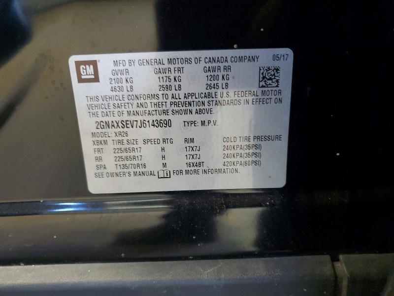 2018 Chevrolet Equinox lt