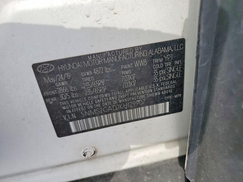 2019 Hyundai Santa fe se