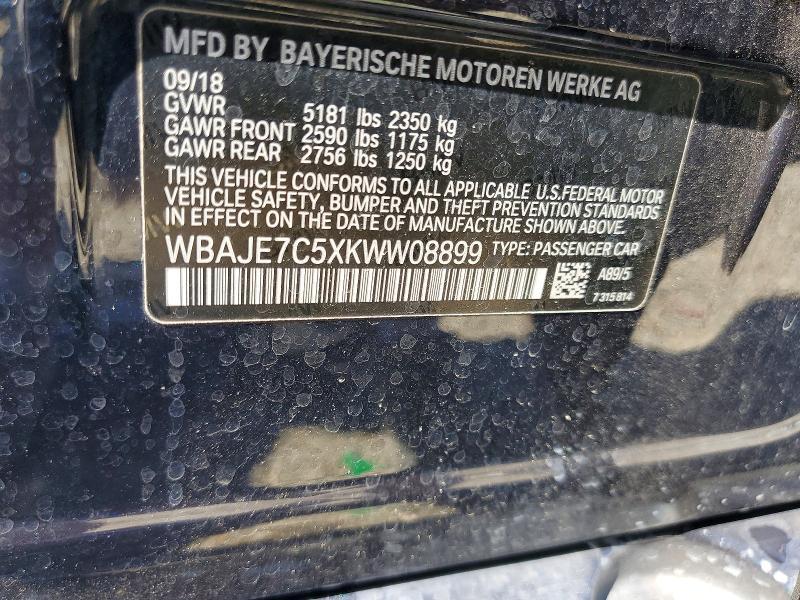 2019 BMW 540 xi
