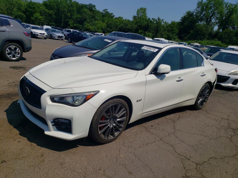 2017 Infiniti Q50 red Sport 400