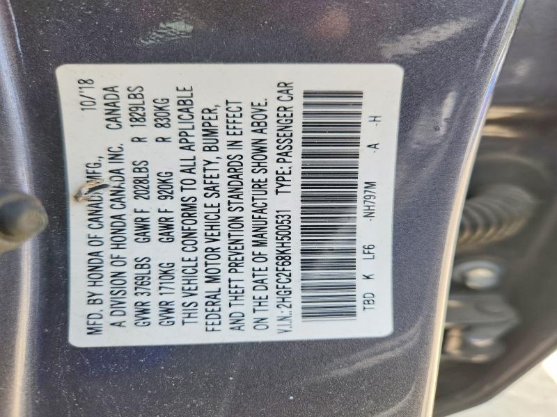 2019 Honda Civic lx
