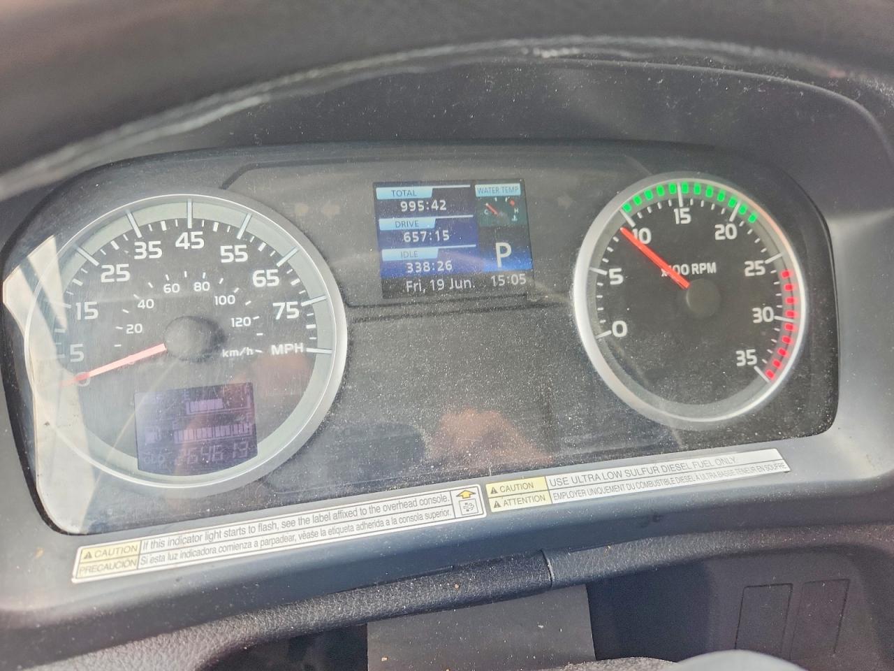 2012 Hino 258/268 Refrigerated BOX Truck