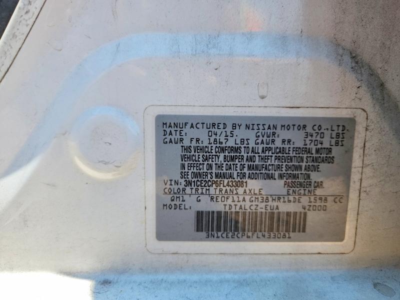 2015 Nissan Versa Note s Plus