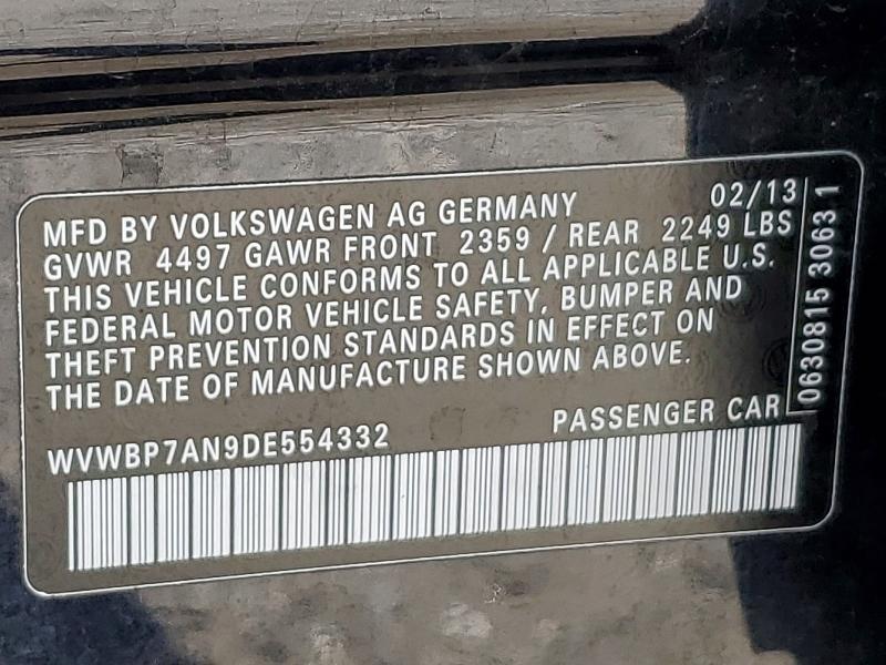 2013 Volkswagen Cc Sport