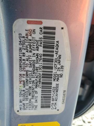 2003 Lexus Ls 430