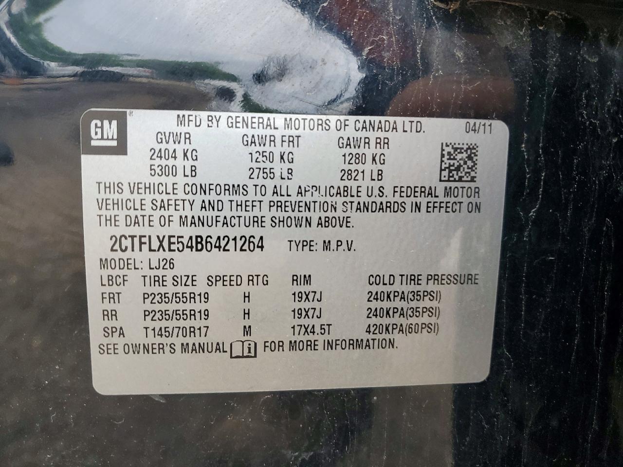 2011 GMC Terrain slt