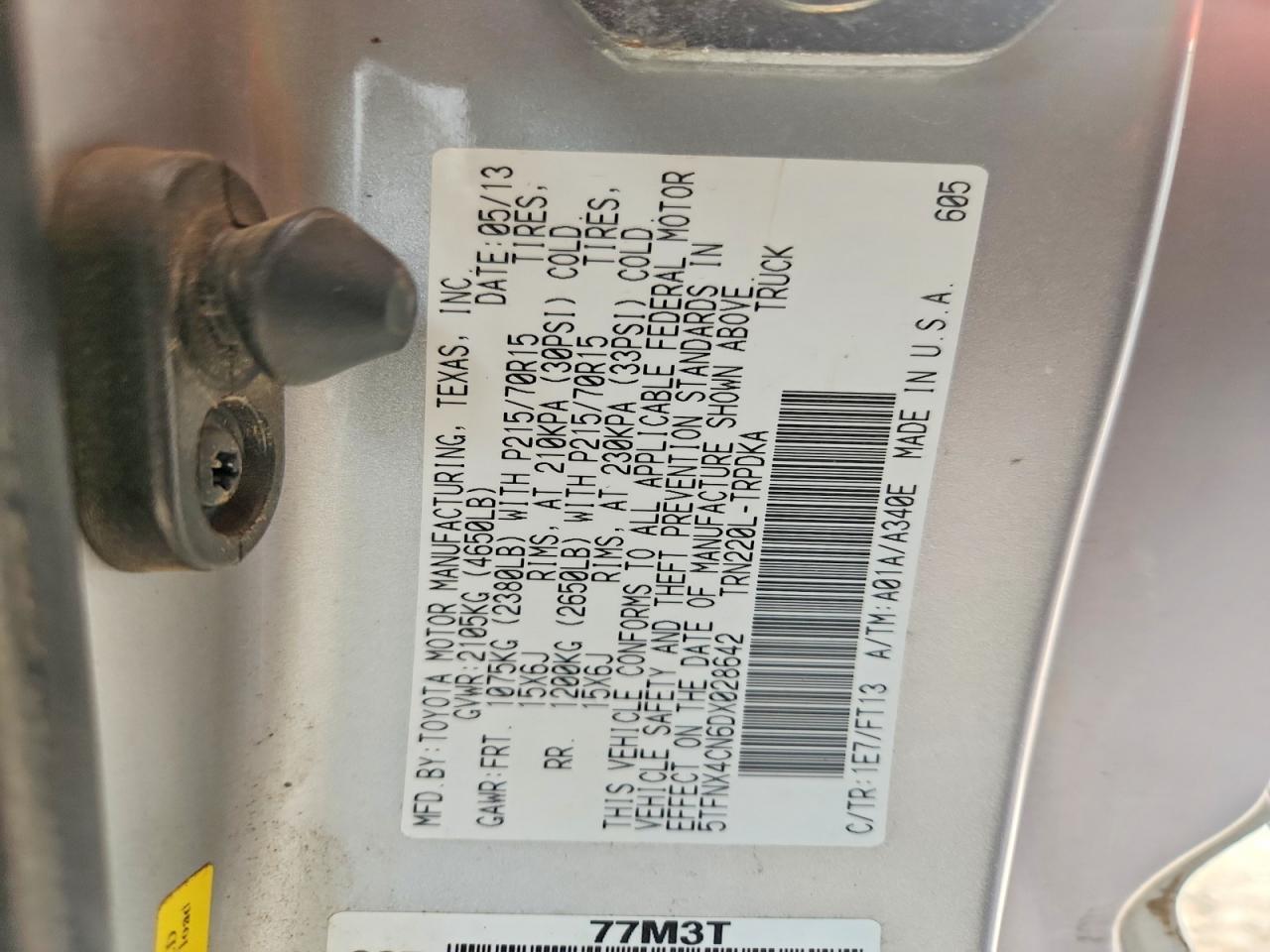 2013 Toyota Tacoma Base