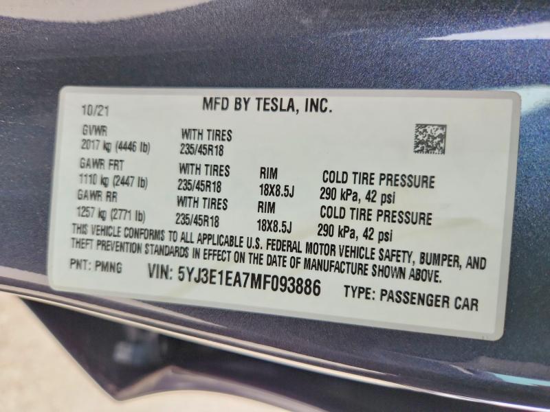 2021 Tesla Model 3