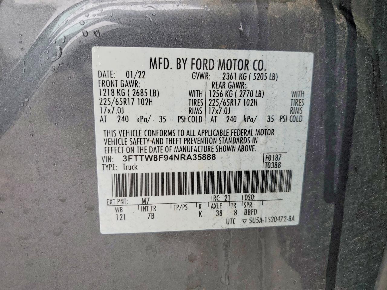 2022 Ford Maverick XL