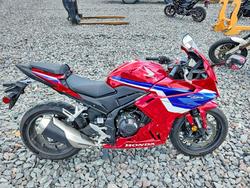 Salvage Motorcycles for parts for sale at auction: 2025 Honda CBR500 RA
