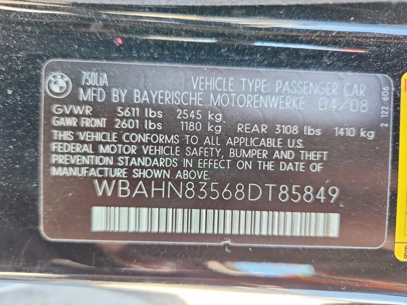 2008 BMW 750 li
