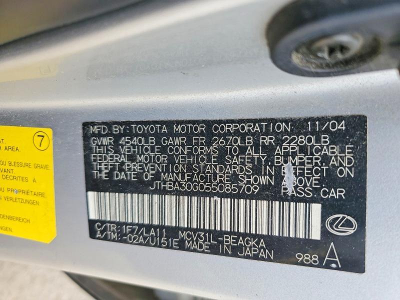 2005 Lexus Es 330