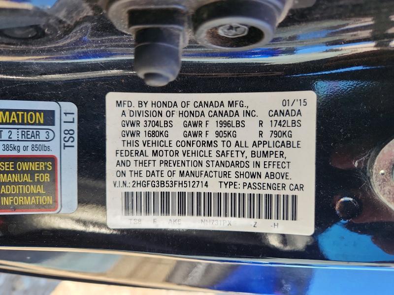 2015 Honda Civic lx