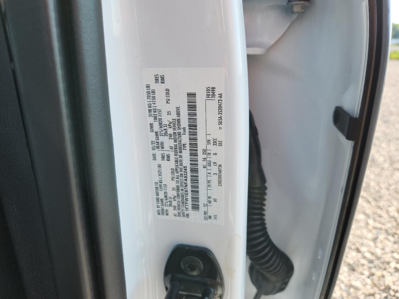 2022 Ford F150 Supercrew