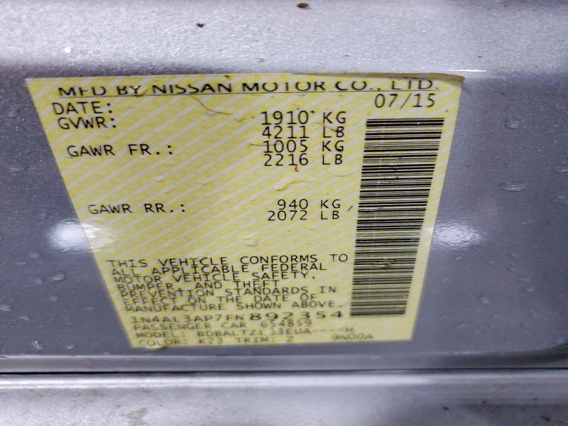 2015 Nissan Altima 2.5 sl