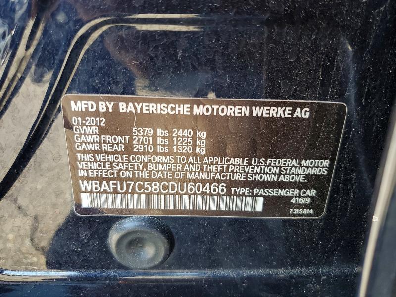 2012 BMW 535i Xdrive