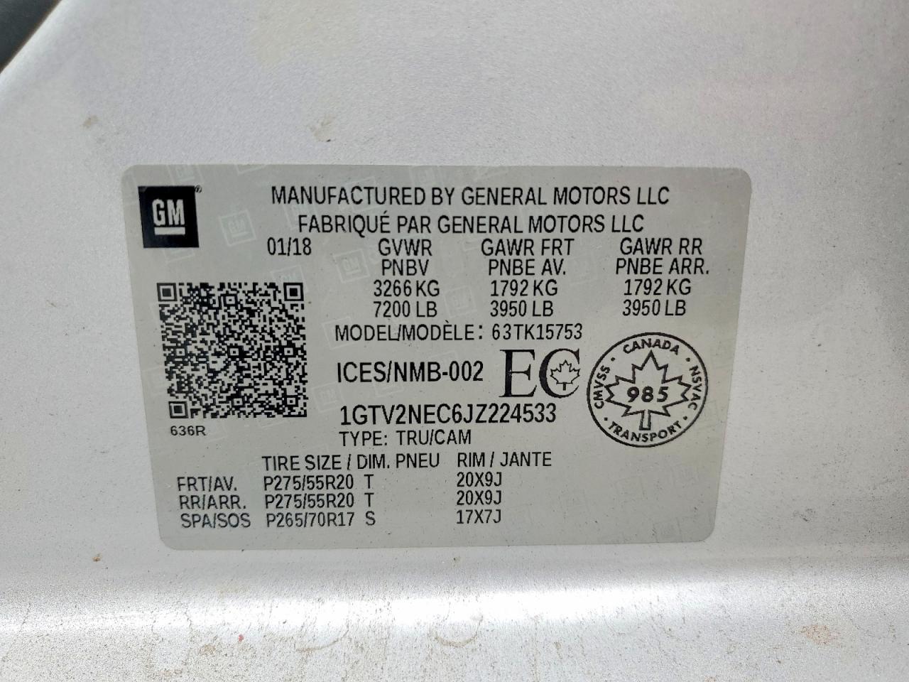 2018 GMC Sierra K1500 SLT
