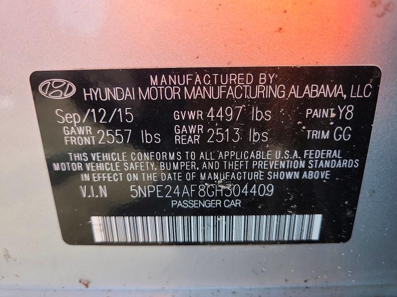 2016 Hyundai Sonata se