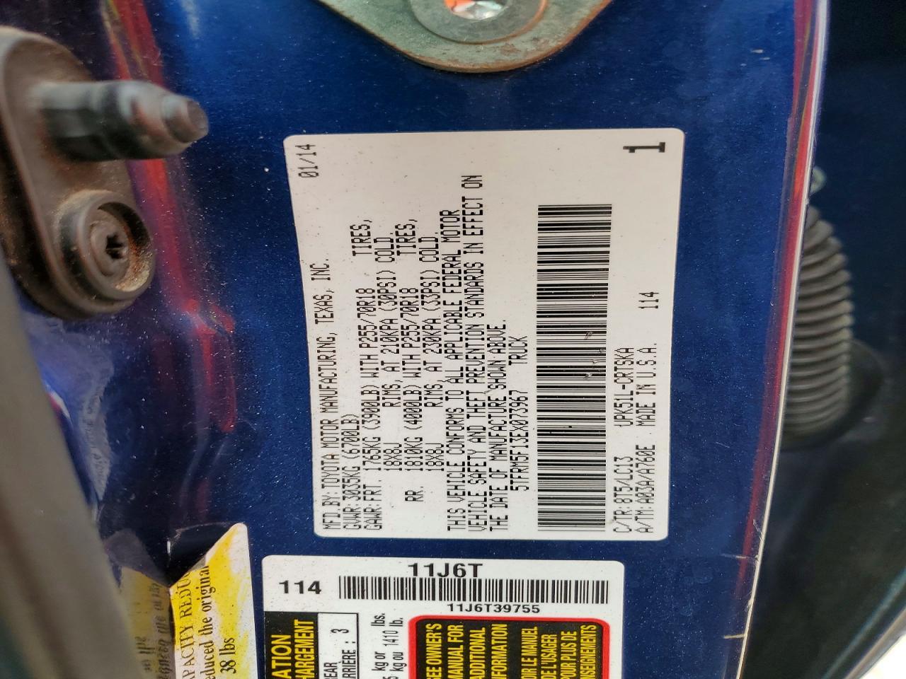 2014 Toyota Tundra SR