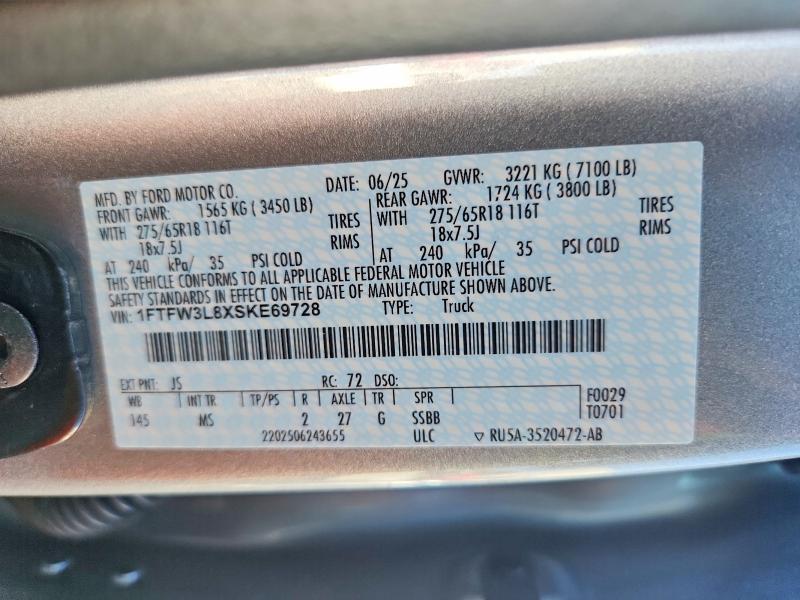 2025 Ford F150 XLT