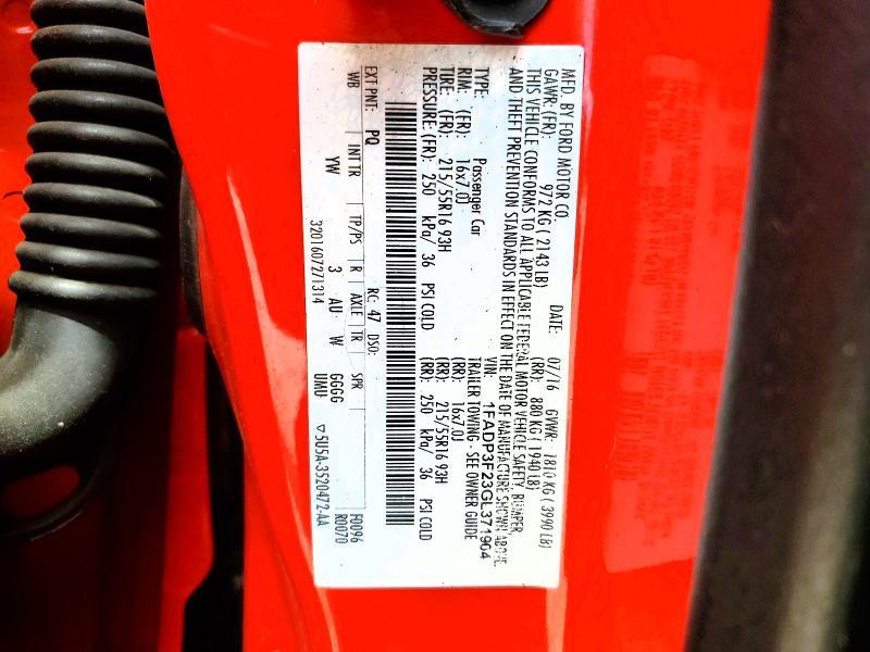 2016 Ford Focus se