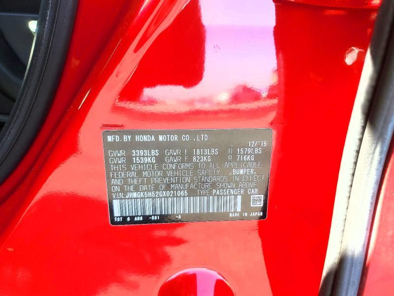 2016 Honda Fit lx
