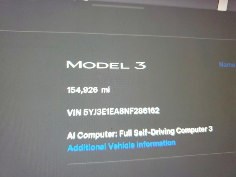 2022 Tesla Model 3